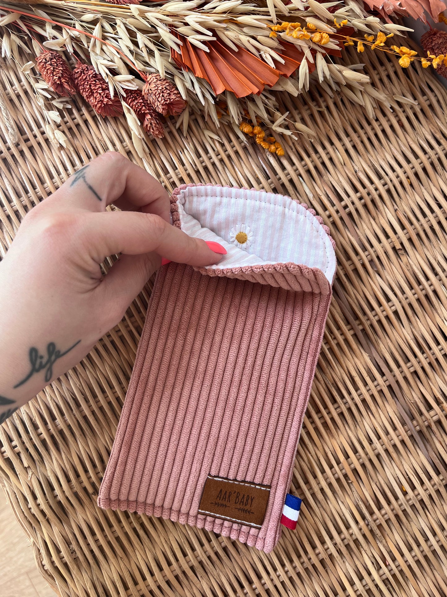 Étui à lunettes Rose