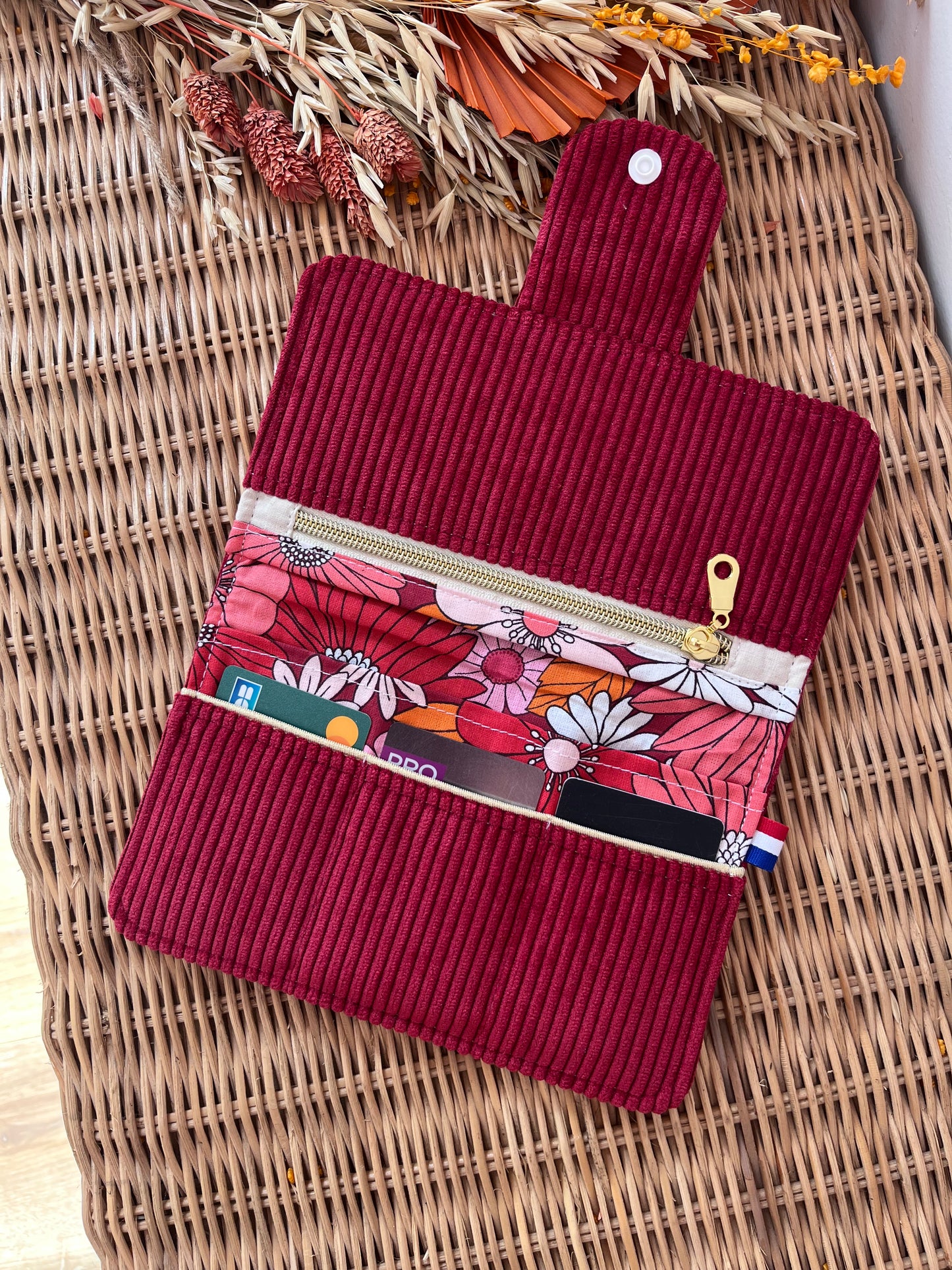 Porte-feuille standard Bordeaux