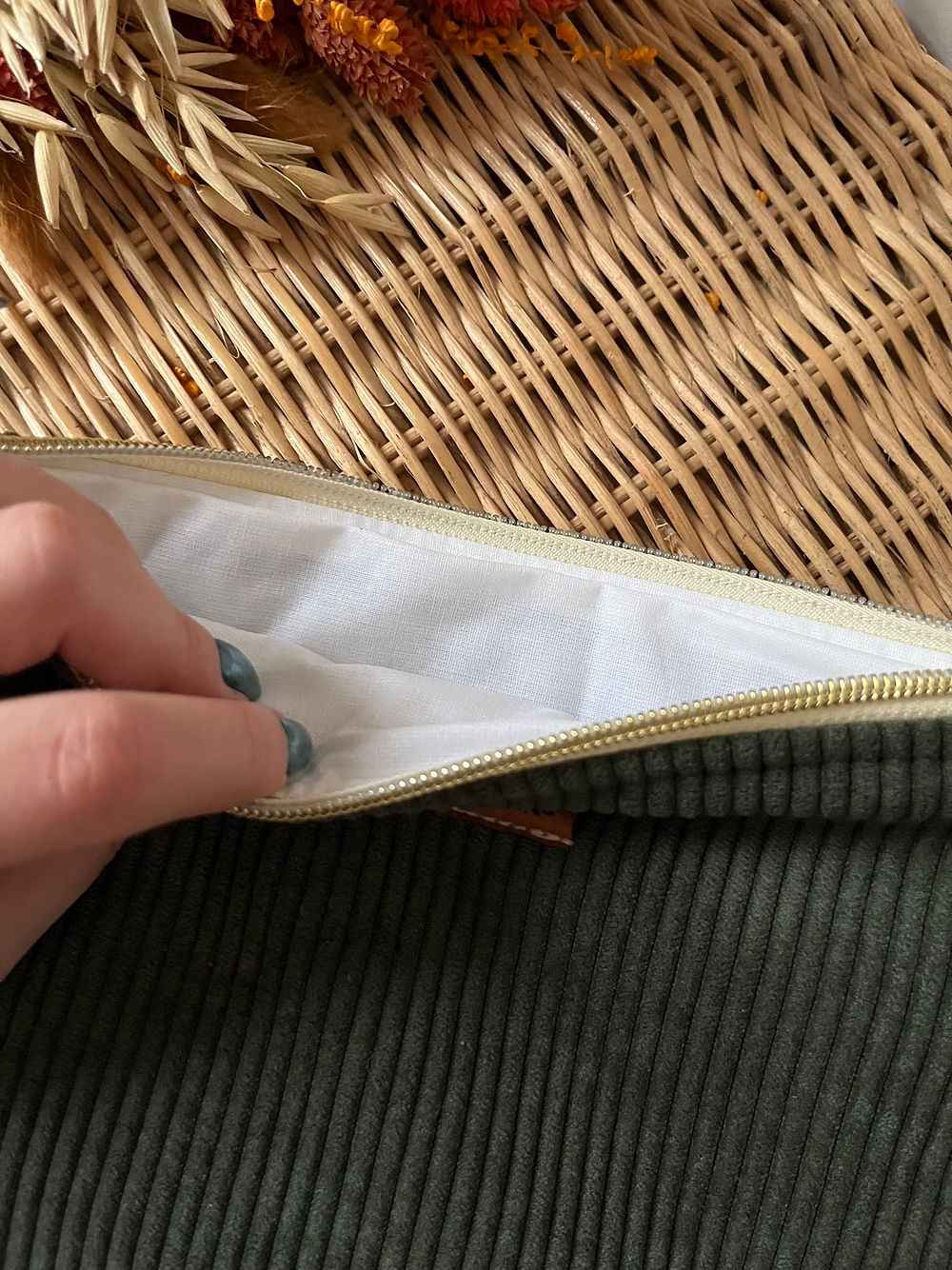 Trousse plate à personnaliser