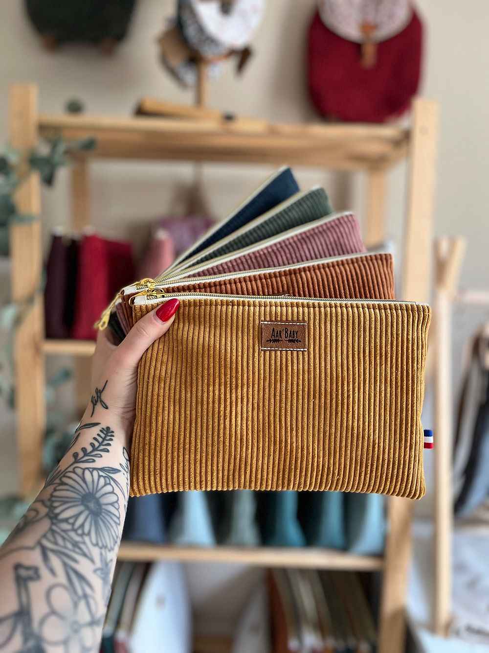 Trousse plate à personnaliser