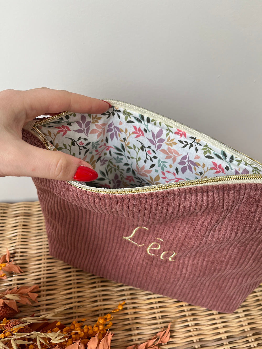 Personalized toiletry bag