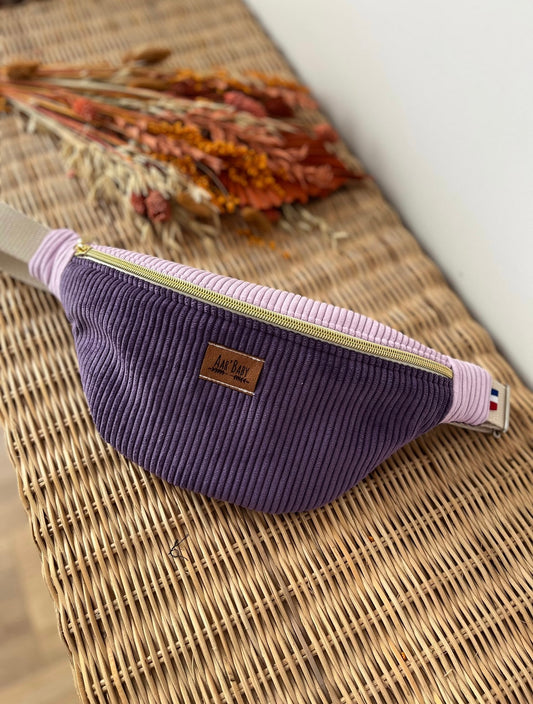 Sac banane bicolores à personnaliser