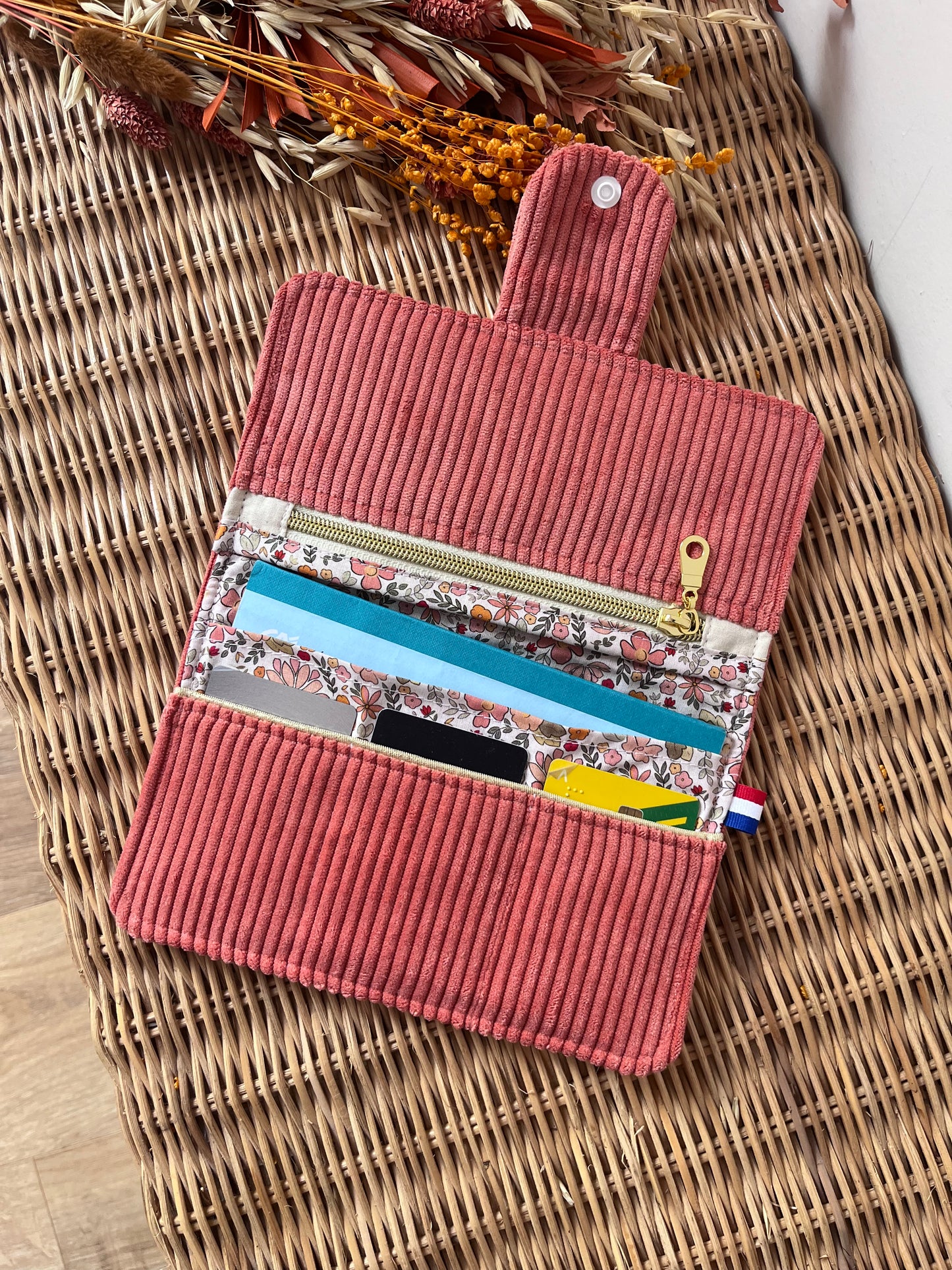 Porte-feuille standard Saumon