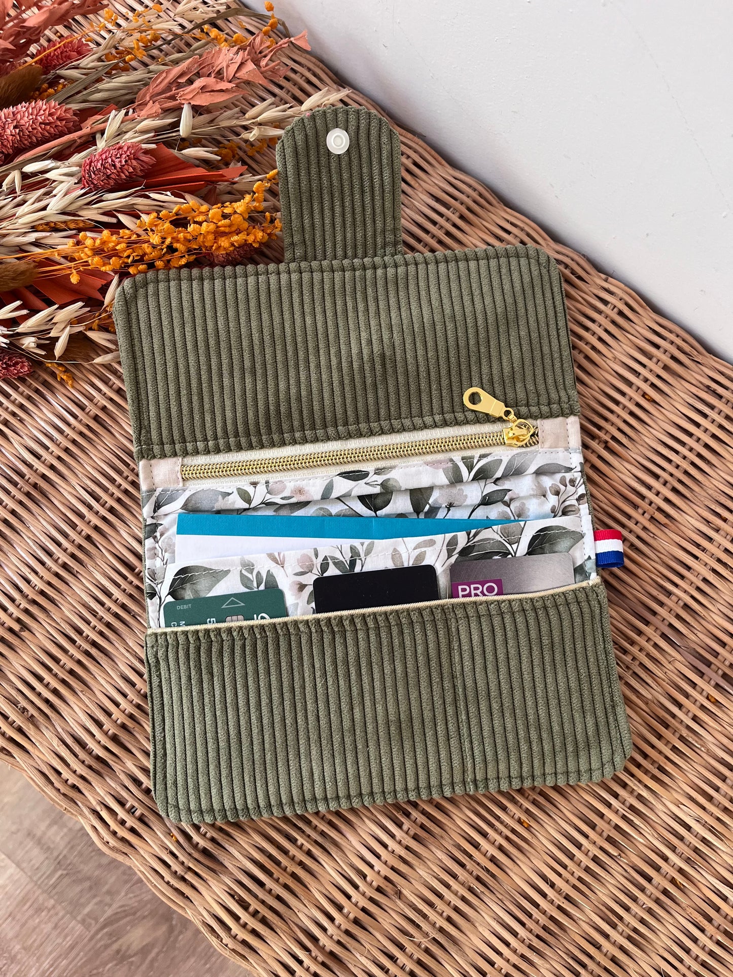 Porte-feuille standard Olive