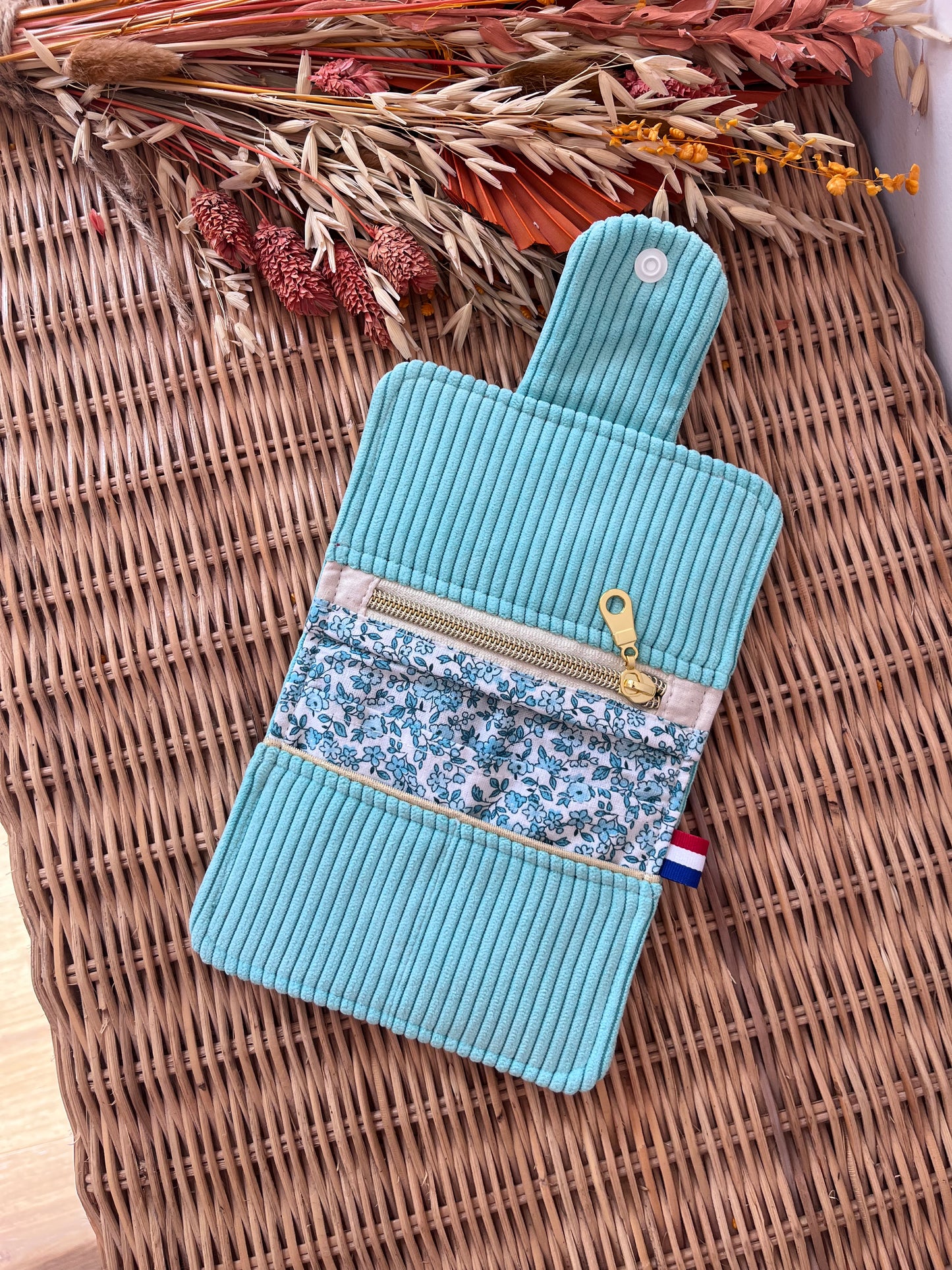 Porte-feuille compact Menthe