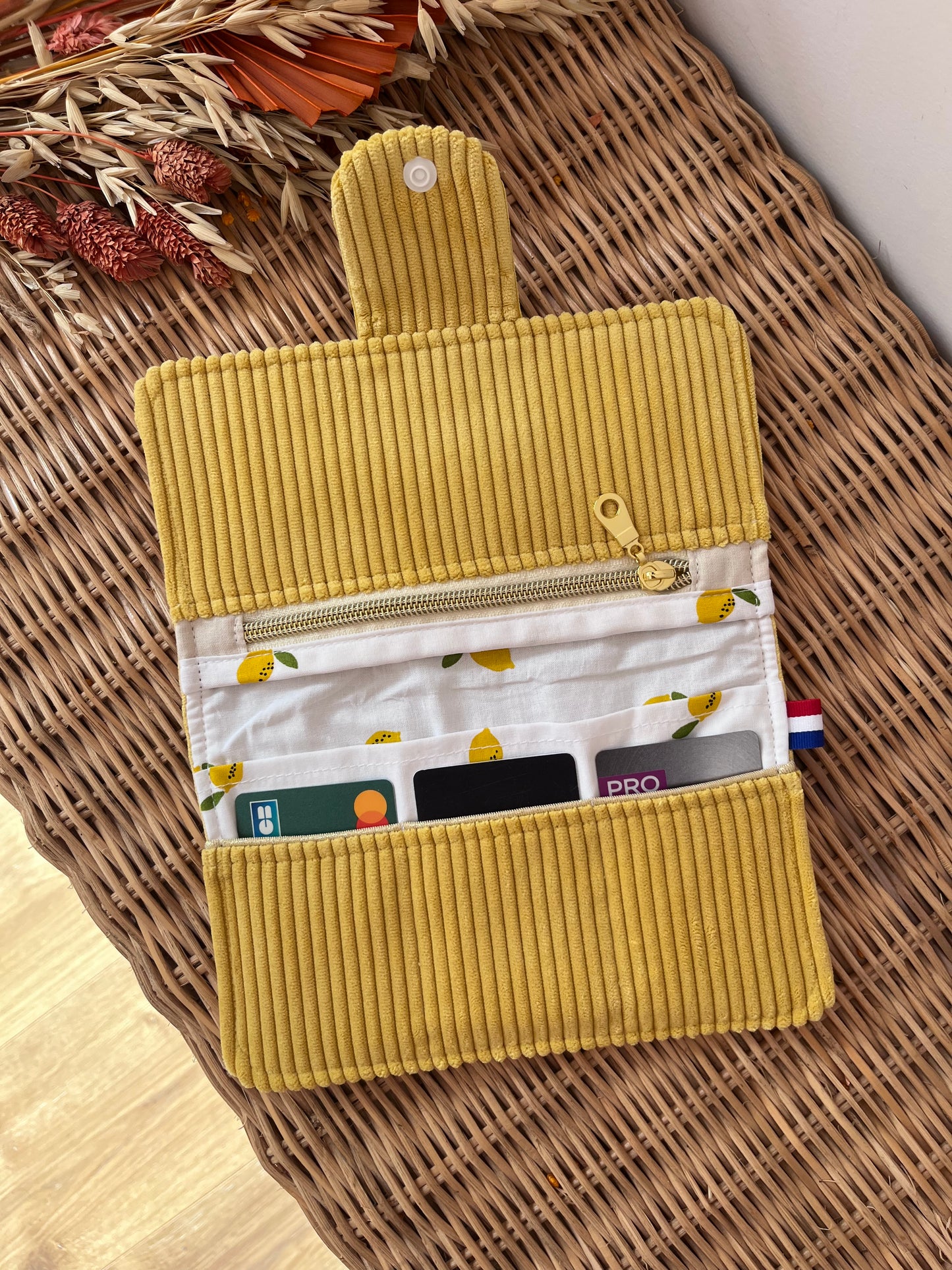 Porte-feuille standard Jaune