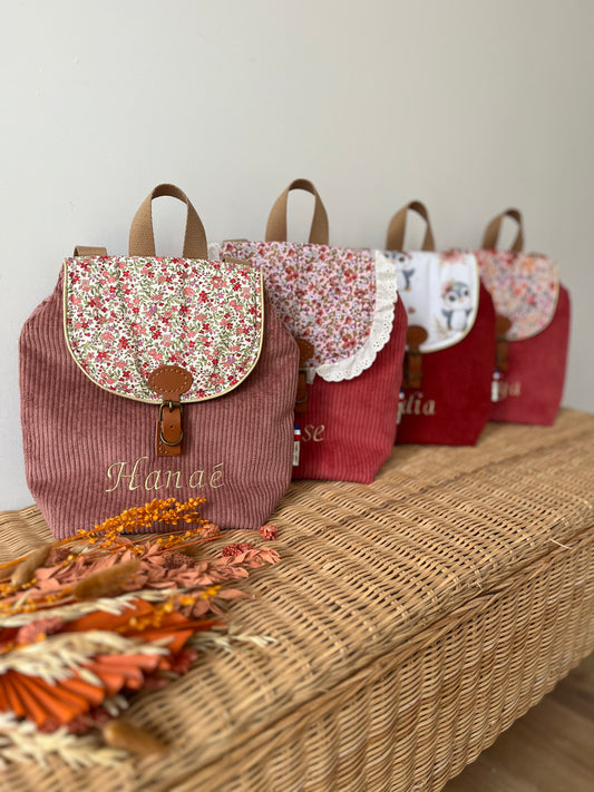 Sac à dos enfant "attache cuir" à personnaliser