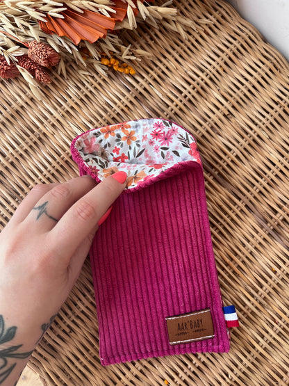 Étui à lunettes "Maman" Fuchsia