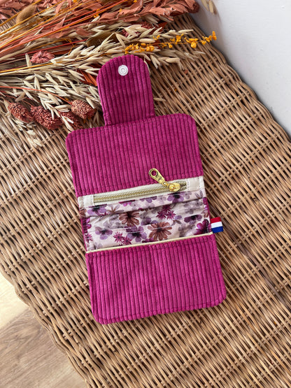 Porte-feuille compact Fuchsia