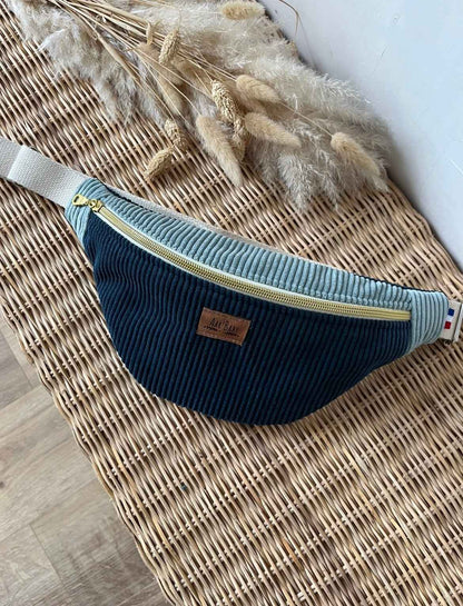 Sac banane bicolores à personnaliser