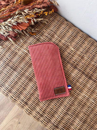 Étui à lunettes "Maman" Saumon