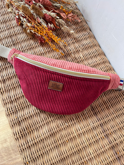 Sac banane bicolores à personnaliser