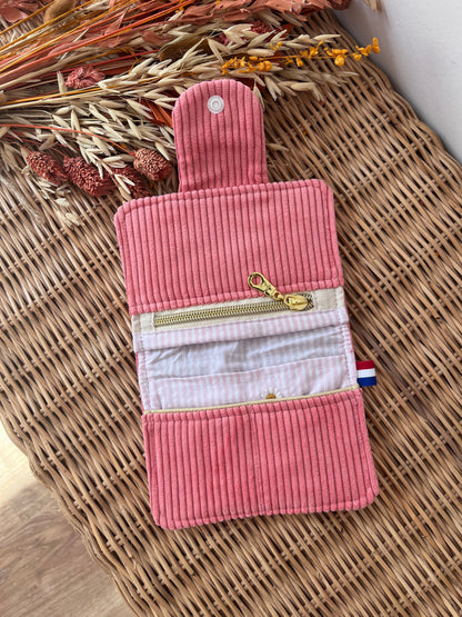 Porte-feuille compact Blush