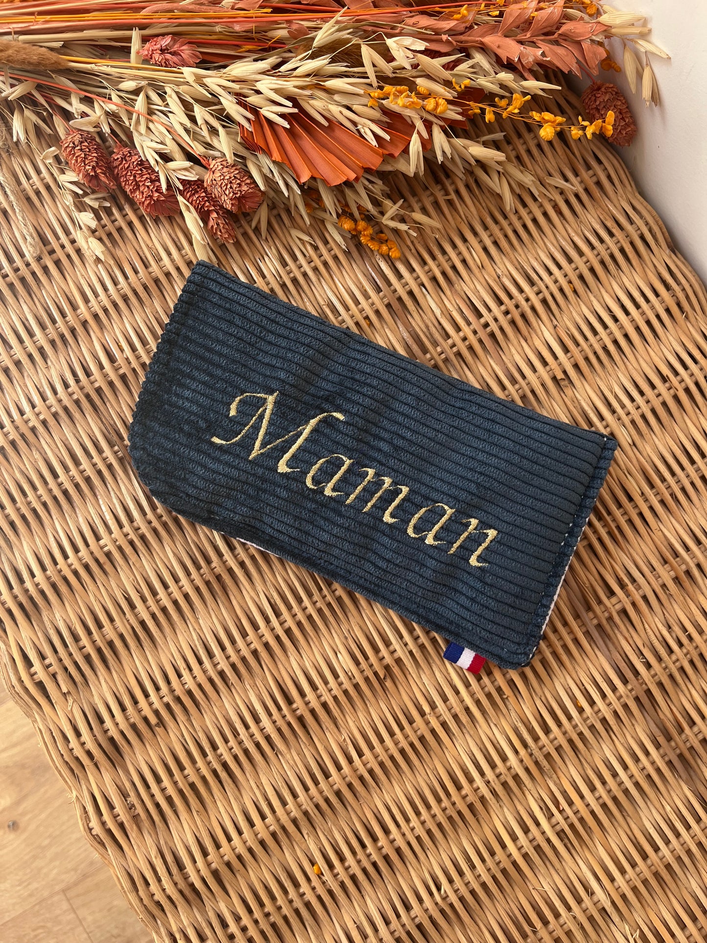 Étui à lunettes "Maman" Navy