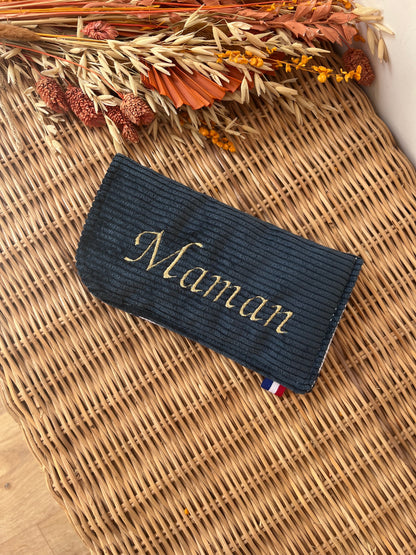 Étui à lunettes "Maman" Navy