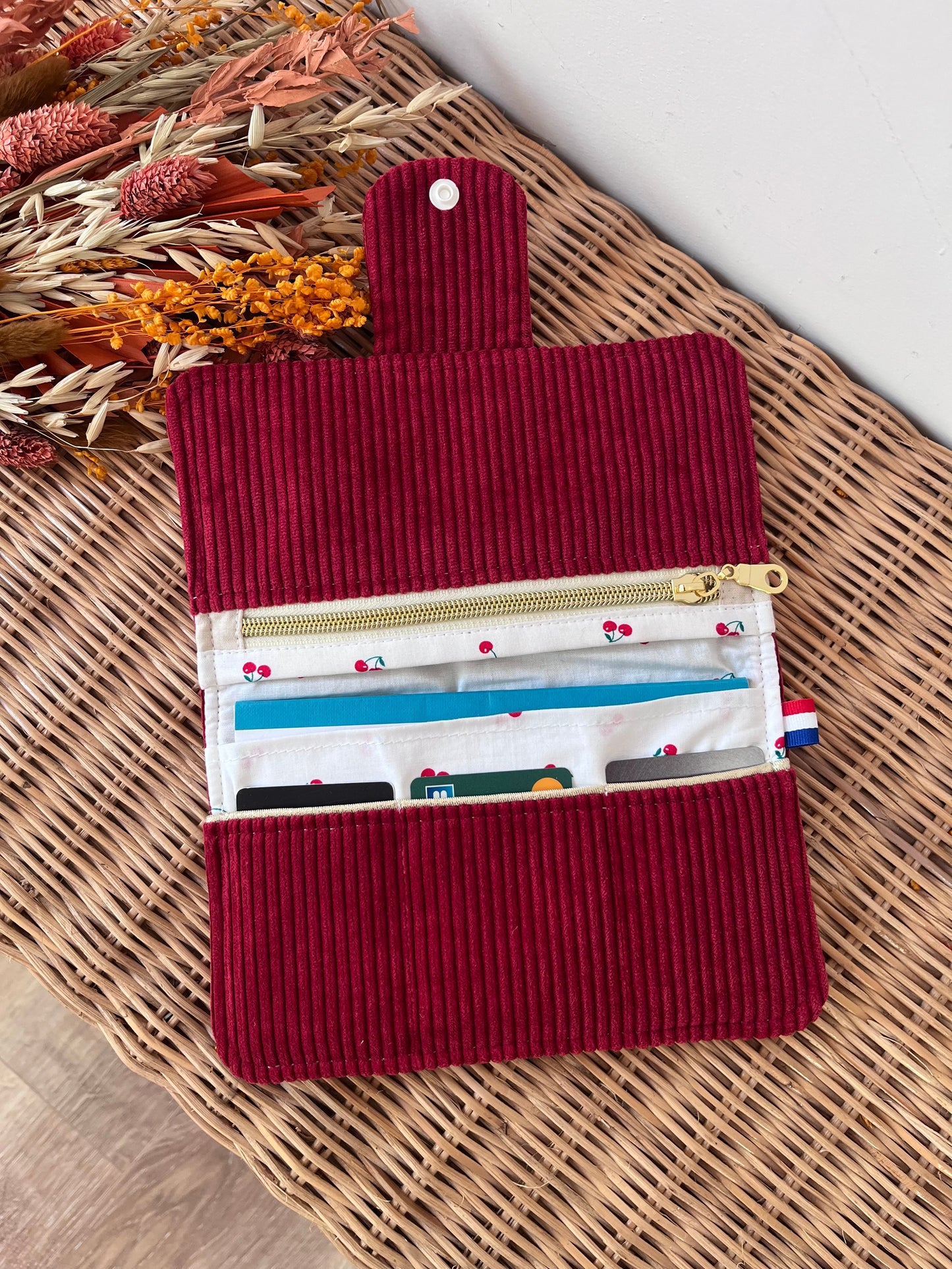 Porte-feuille standard Bordeaux