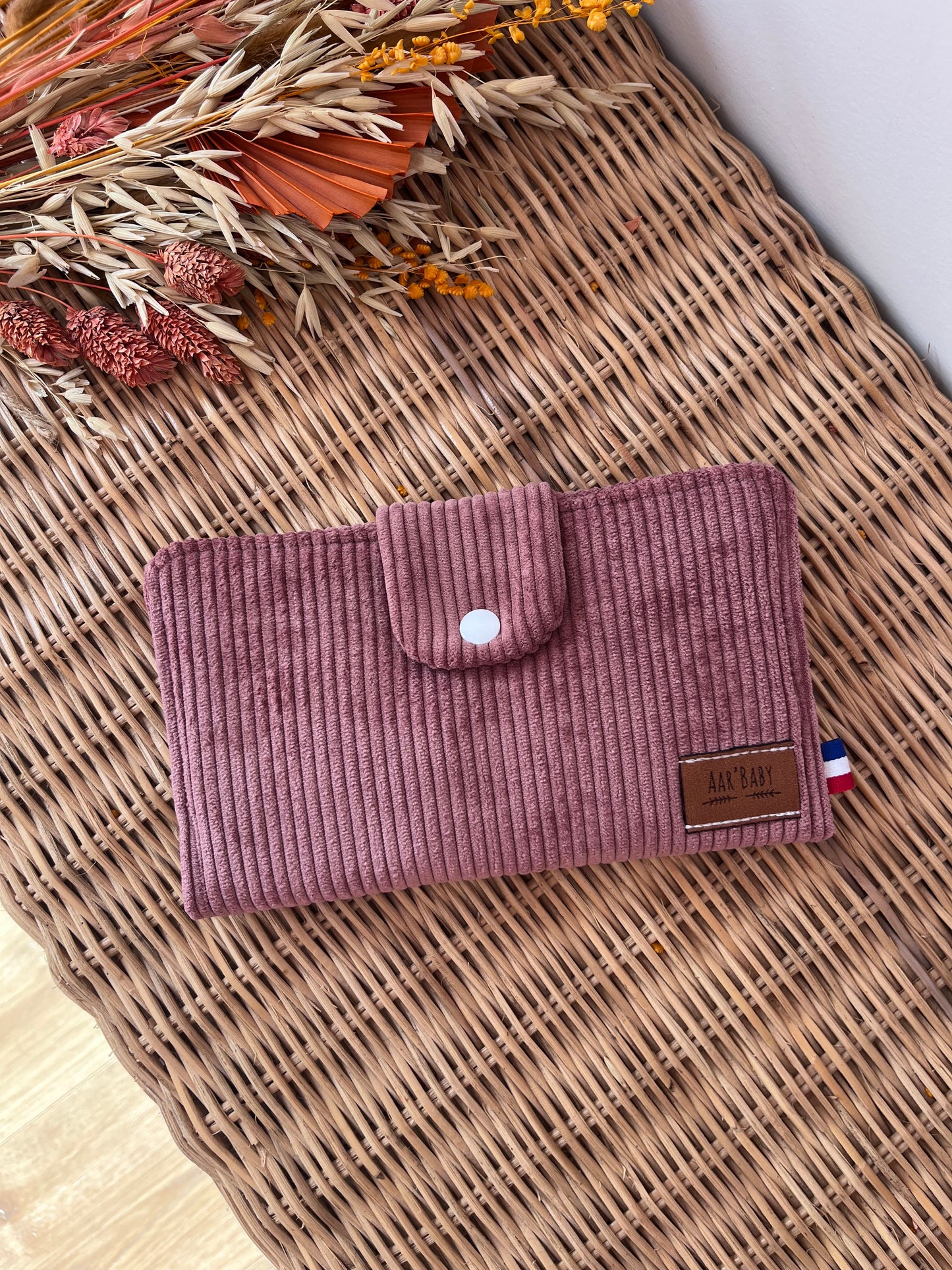 Porte-feuille standard Vieux-rose