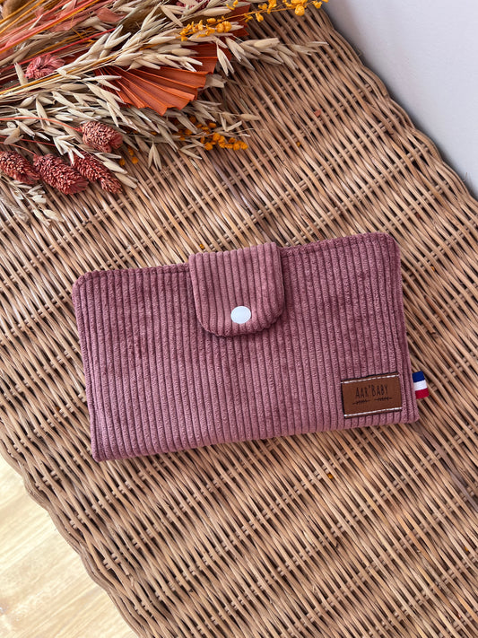 Porte-feuille standard Vieux-rose