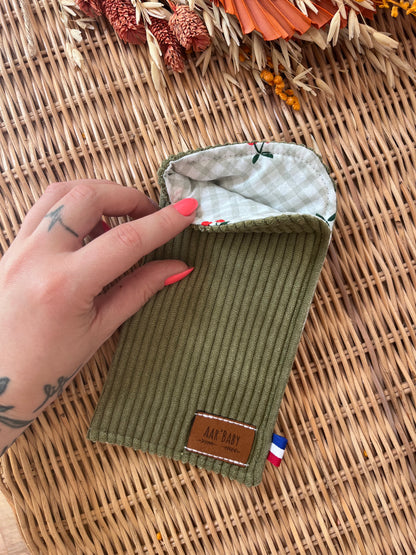 Étui à lunettes Olive