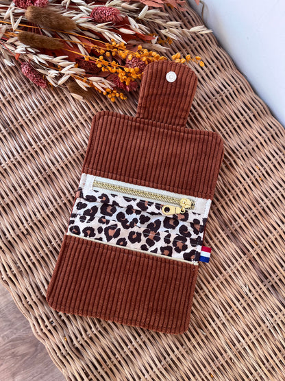 Porte-feuille compact Brique
