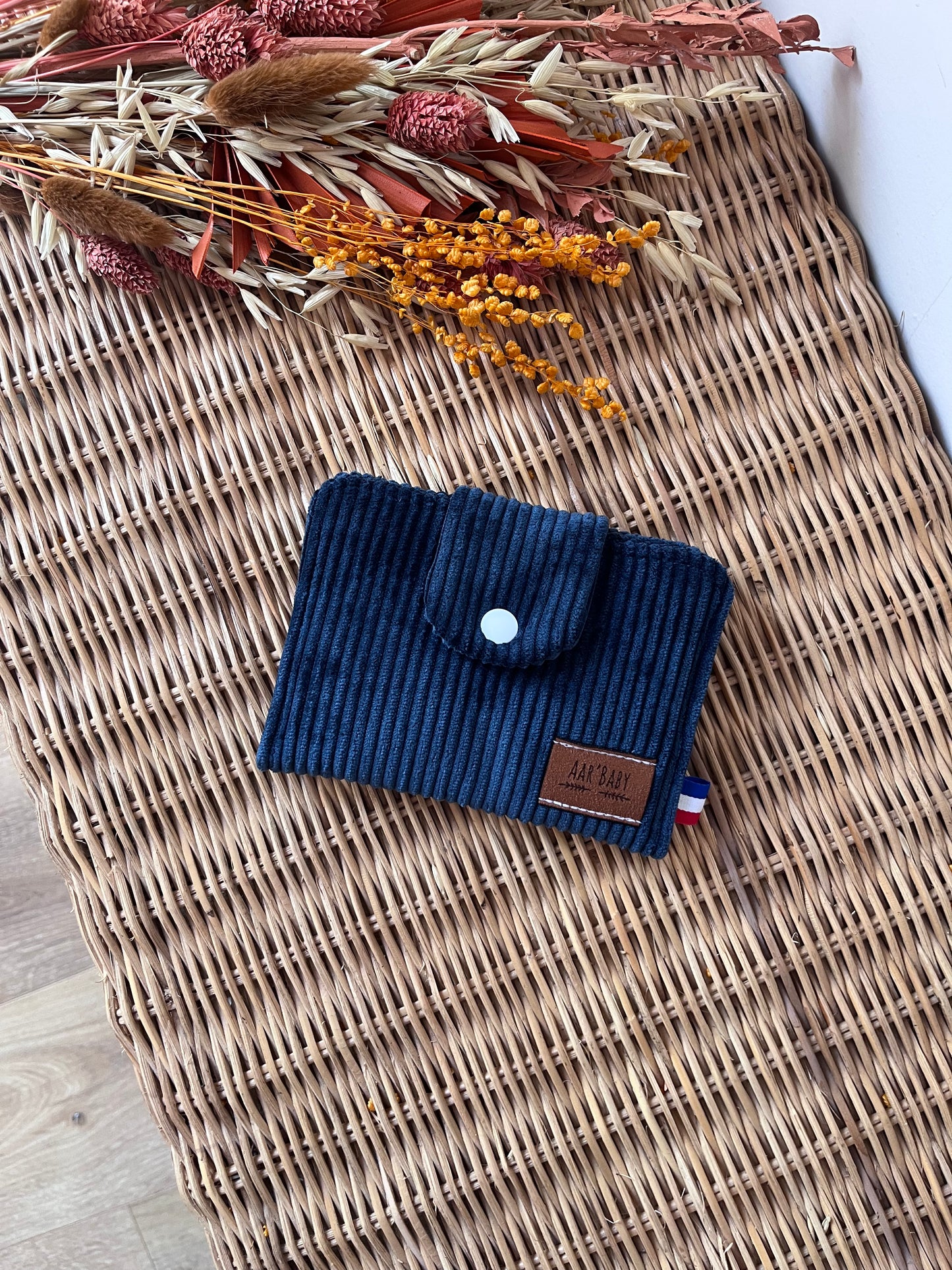 Porte-feuille compact Navy