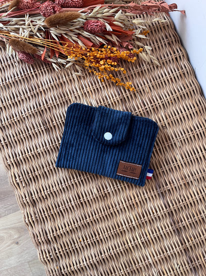 Porte-feuille compact Navy