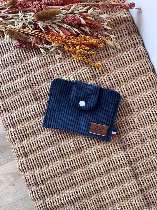 Porte-feuille compact Navy