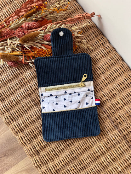 Porte-feuille compact Navy