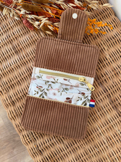 Porte-feuille compact Moka