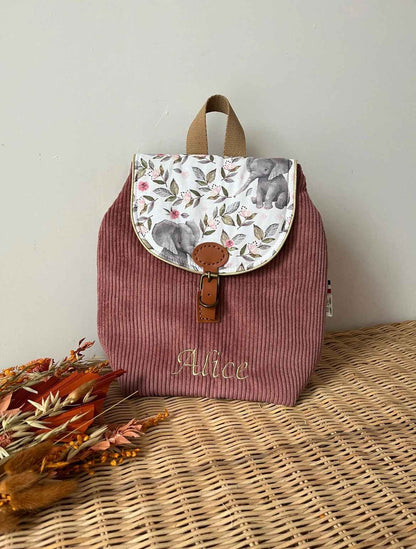 Sac à dos enfant "attache cuir" à personnaliser