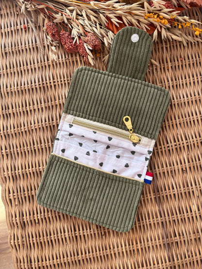 Porte-feuille compact Olive