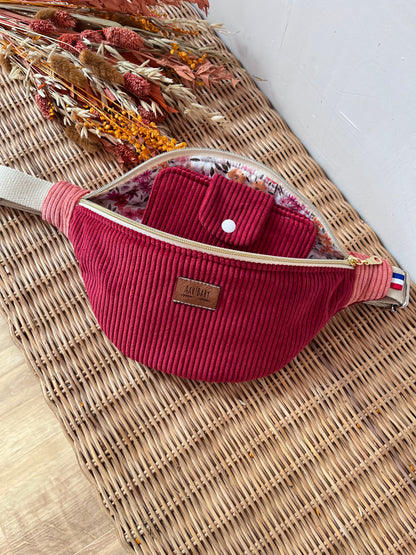 Sac banane bicolores à personnaliser
