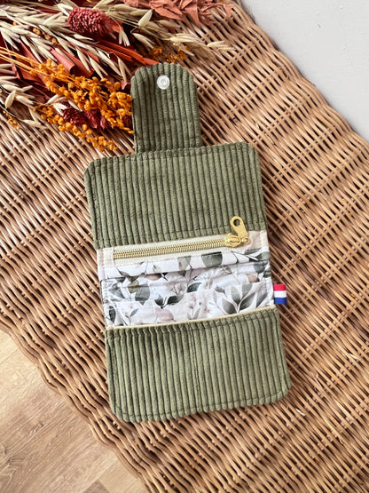 Porte-feuille compact Olive