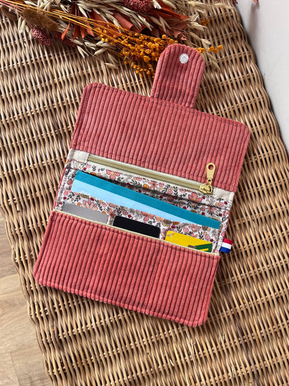 Porte-feuille standard Saumon