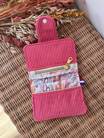 Porte-feuille compact Corail