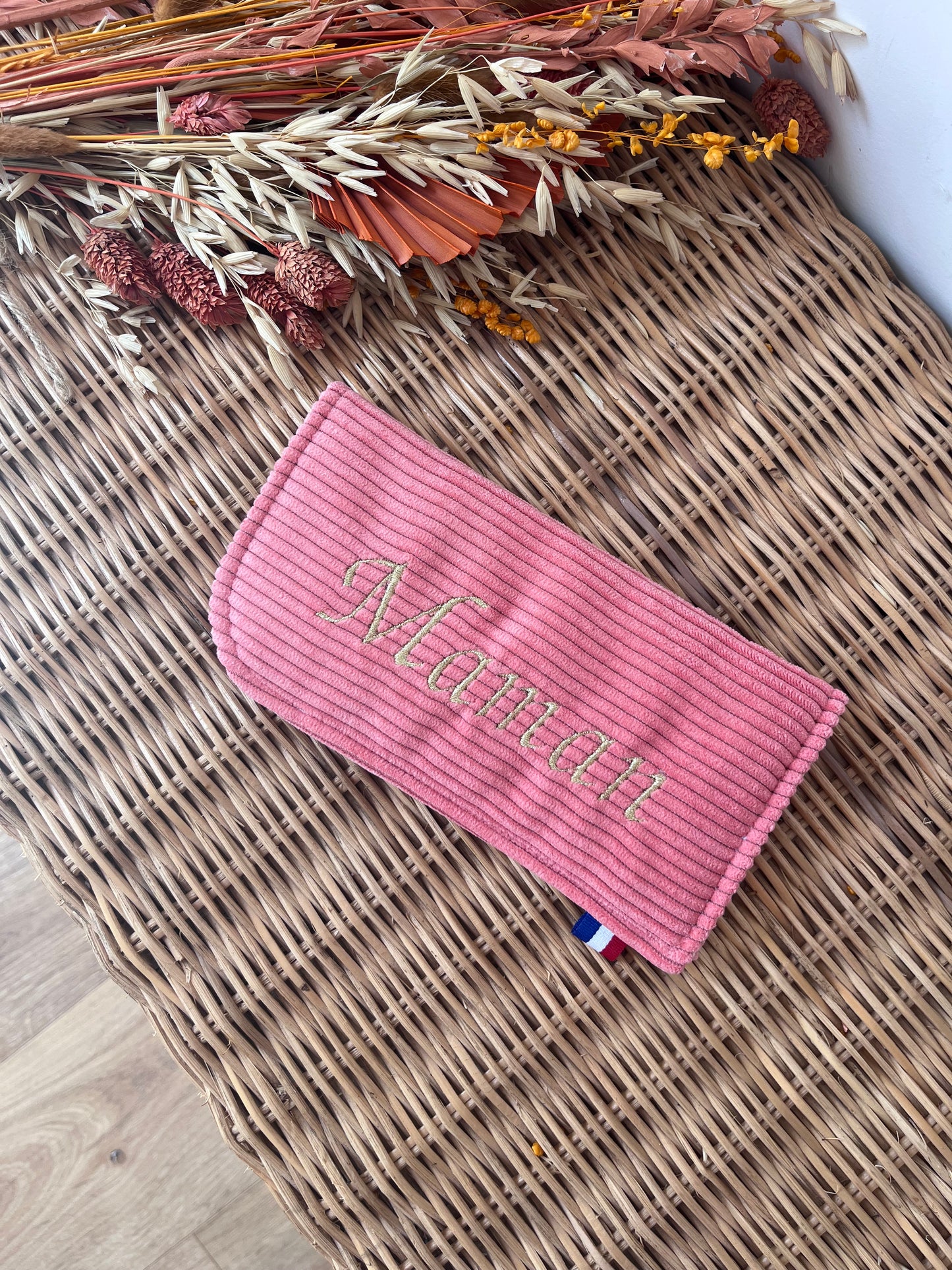 Étui à lunettes "Maman" Blush