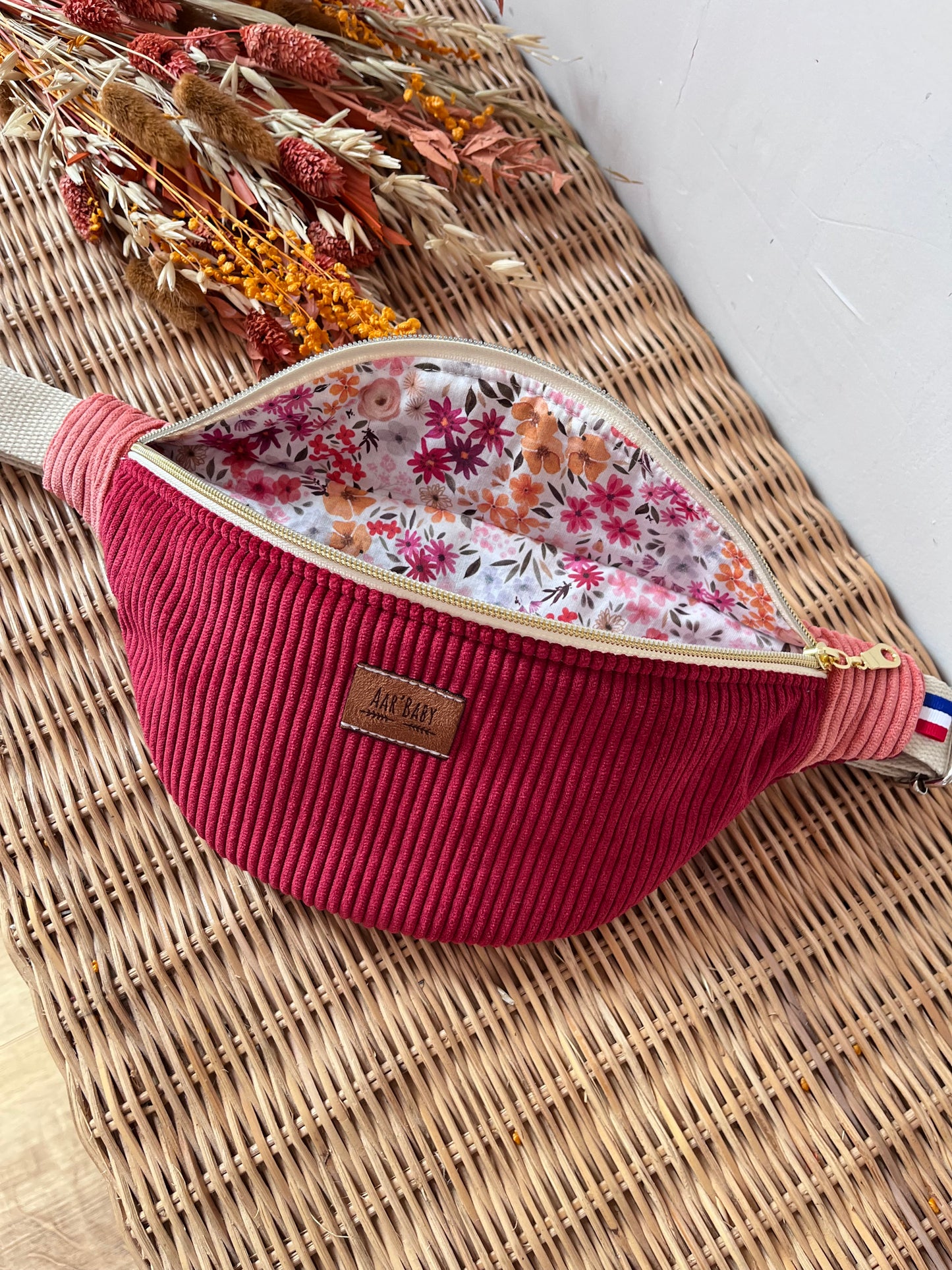 Sac banane bicolores à personnaliser