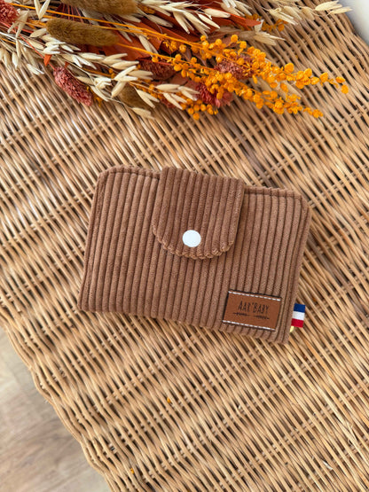 Porte-feuille compact Moka