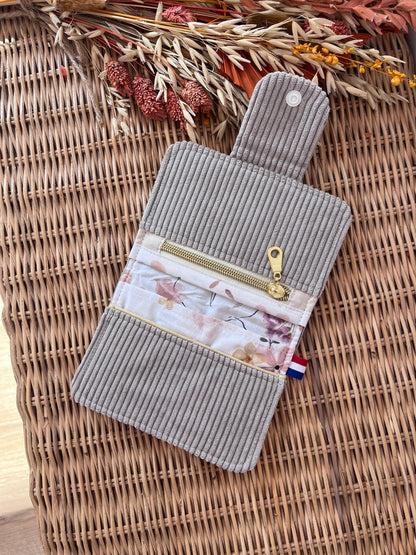 Porte-feuille compact Beige