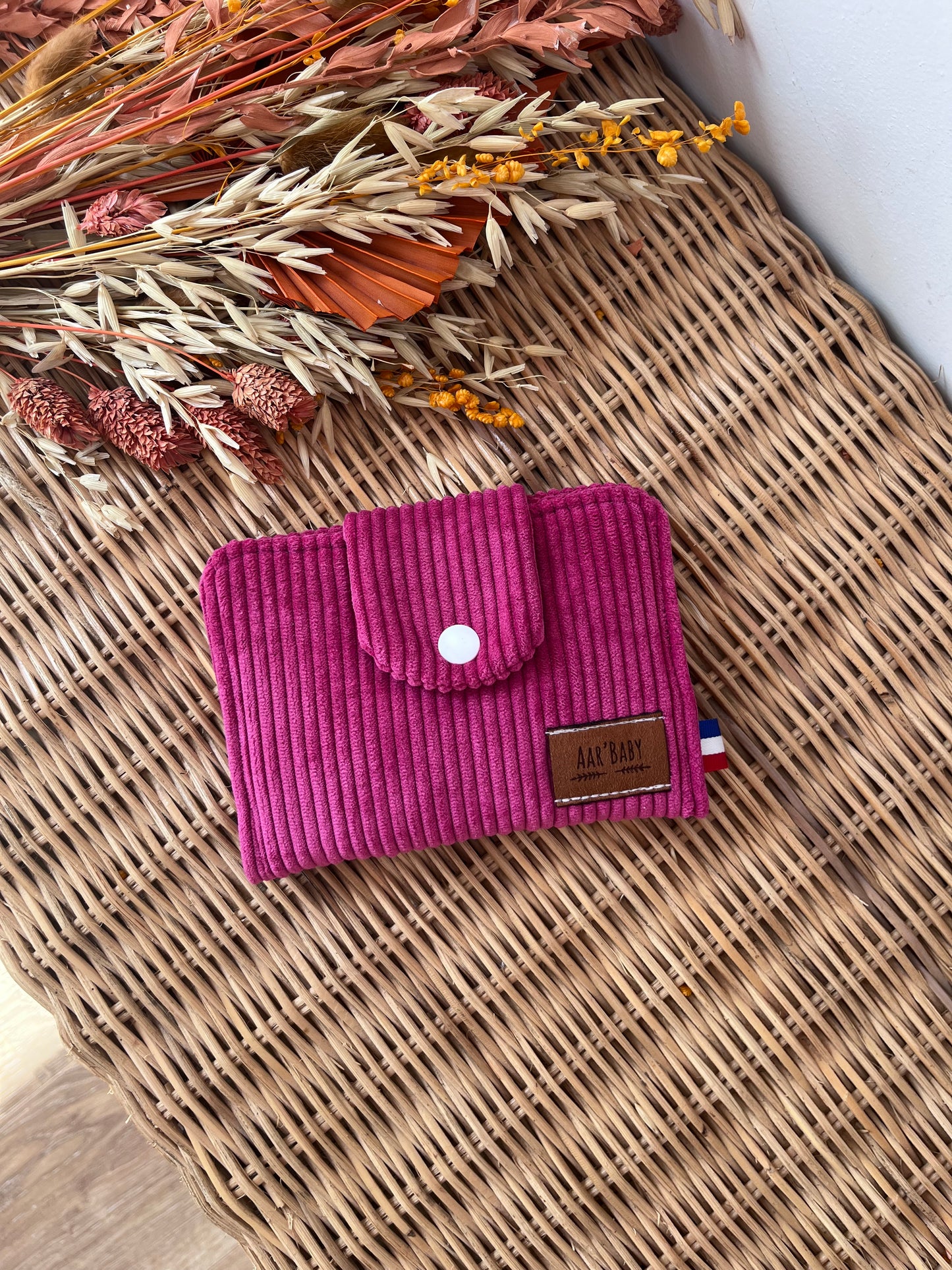Porte-feuille compact Fuchsia
