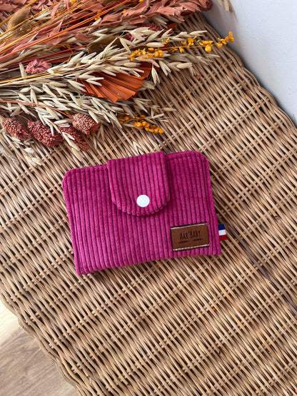 Porte-feuille compact Fuchsia