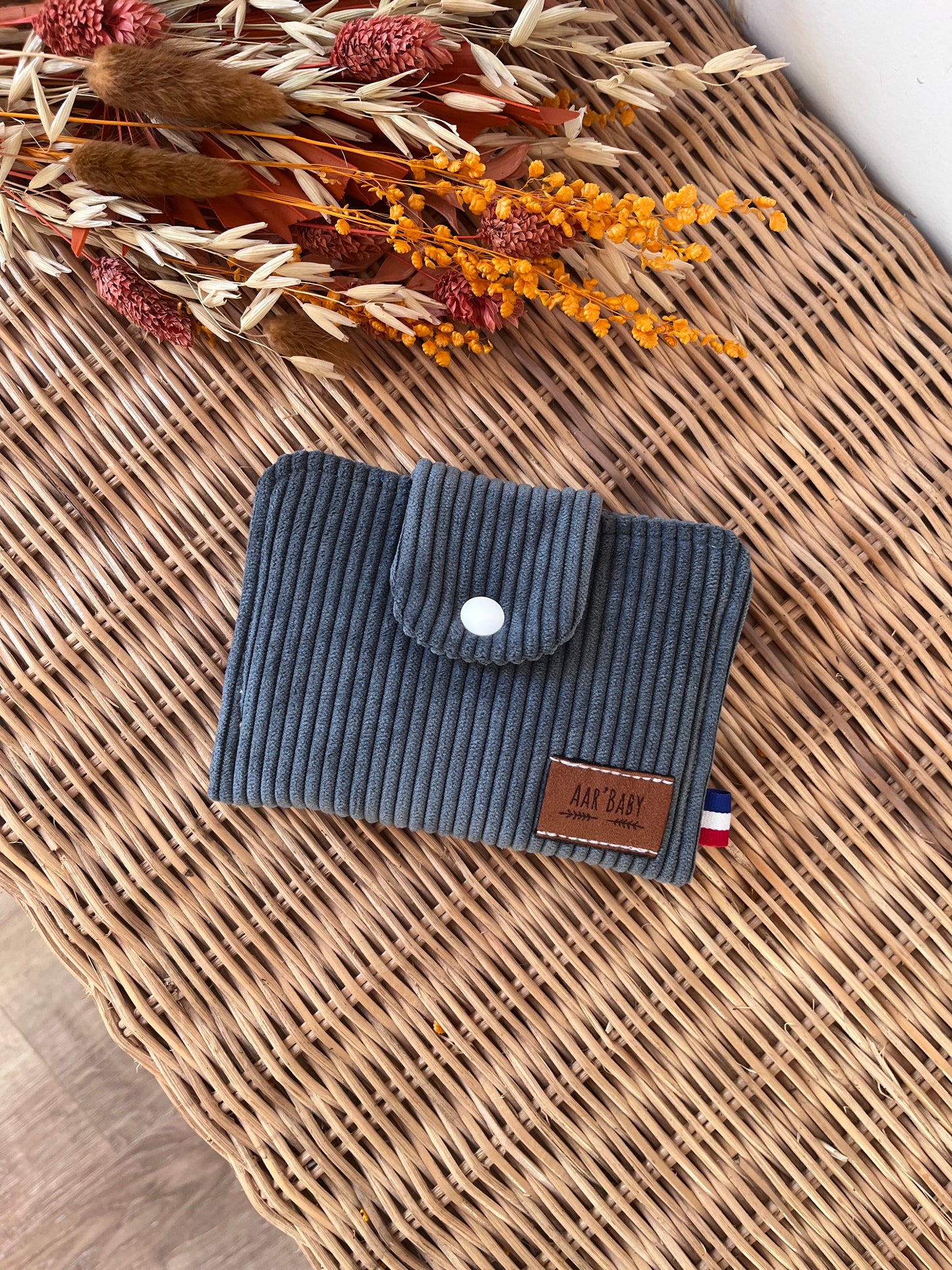 Porte-feuille compact Denim