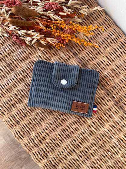 Porte-feuille compact Denim