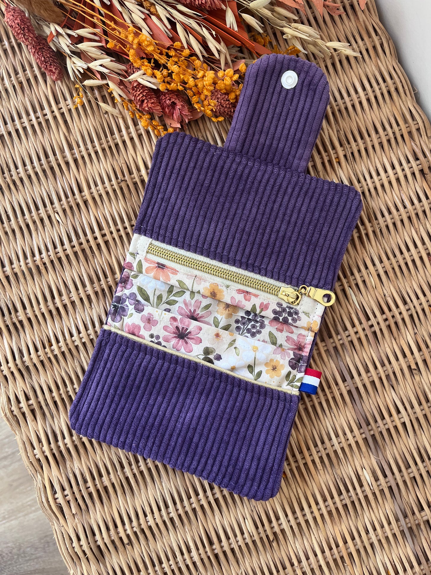 Porte-feuille compact Lavande