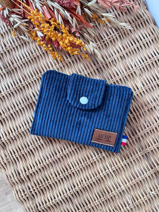 Porte-feuille compact Navy
