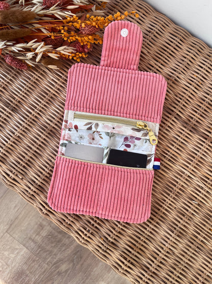 Porte-feuille compact Blush