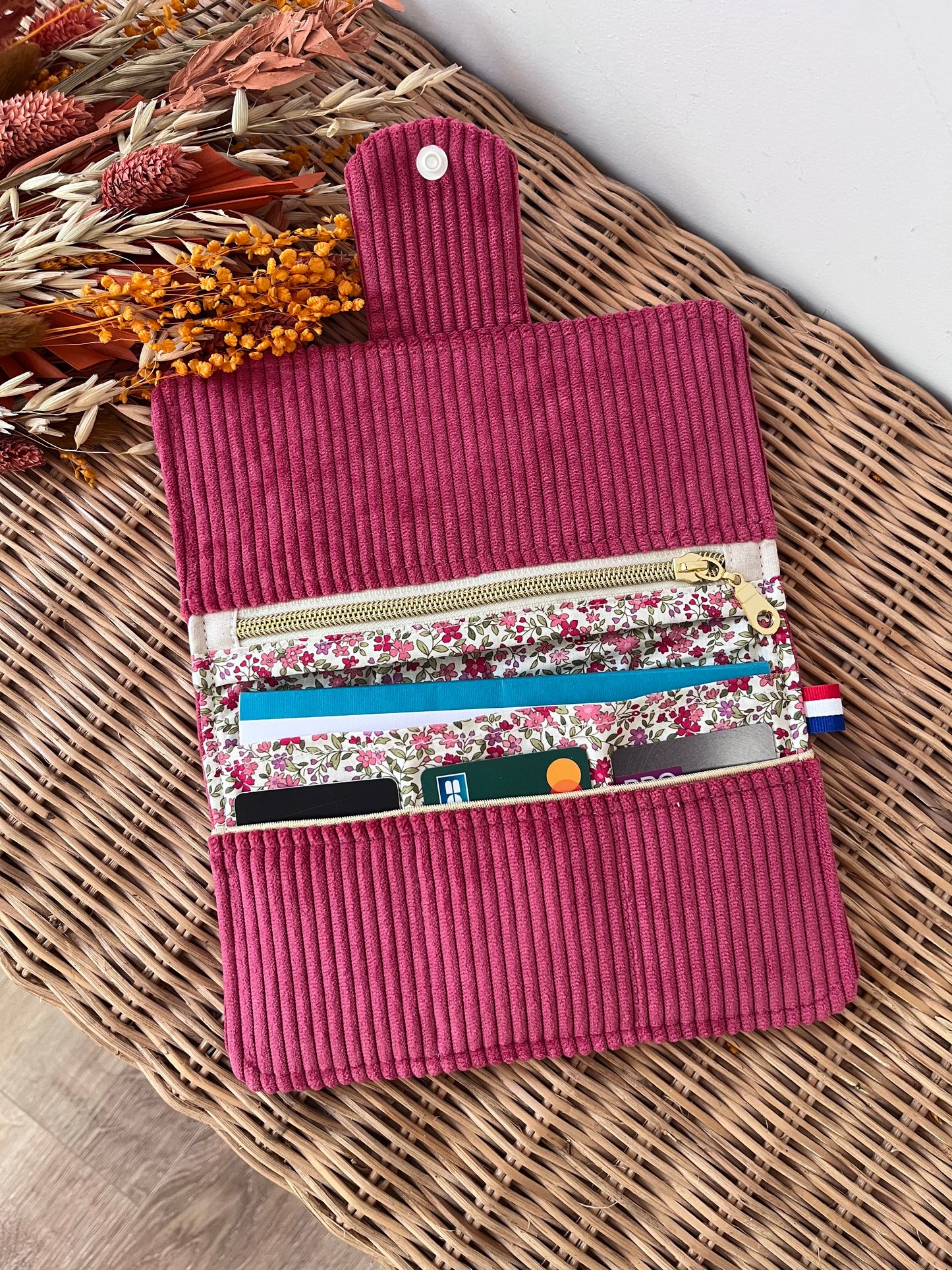 Porte-feuille standard Framboise