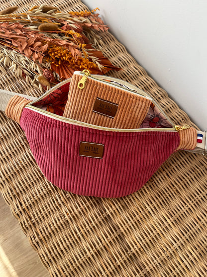Sac banane bicolores à personnaliser